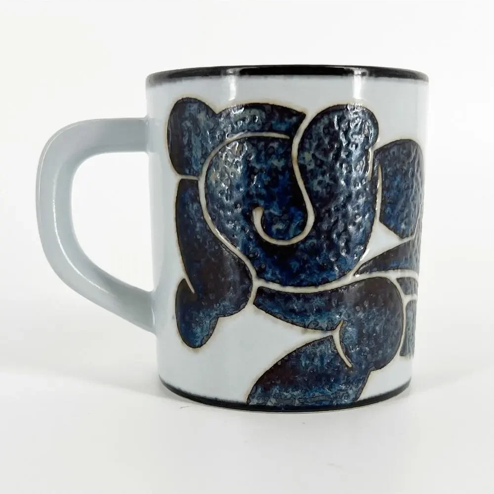 Royal Coppenhagen Annual Mug 1968 1969 1970 1971 set of 4 vintage 3 inch